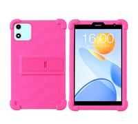 Case for Teclast P50 Mini 8.68 inch, Alldocube iPlay 60 Mini 8.7 inch Tablet with PC Kickstand, Soft Silicone, Washable, Thickened Corner Shockproof Case, Rose
