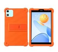 Case for Teclast P50 Mini 8.68 inch, Alldocube iPlay 60 Mini 8.7 inch Tablet with PC Kickstand, Soft Silicone, Washable, Thickened Corner Shockproof Case, Orange