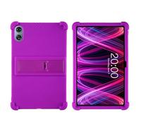 Case for Teclast T60 Plus, OSCAL Pad 100, Blackview MEGA 2 Wifi 12 inch Tablet with PC Kickstand, Soft Silicone, Washable, Thickened Corner Shockproof Case, Purple