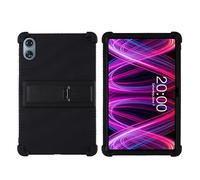 Case for Teclast T60 Plus, OSCAL Pad 100, Blackview MEGA 2 Wifi 12 inch Tablet with PC Kickstand, Soft Silicone, Washable, Thickened Corner Shockproof Case, Black