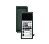Case for Texas Instruments TI-84 Plus CE Color Graphing Calculator, FJIASTB Kids-Friendly Soft Silicone Protective Cover, Shockproof (Dark Green)