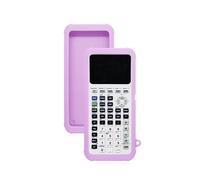 Case for Texas Instruments TI-84 Plus CE Color Graphing Calculator, FJIASTB Kids-Friendly Soft Silicone Protective Cover, Shockproof (Purple)