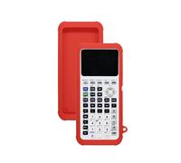 Case for Texas Instruments TI-84 Plus CE Color Graphing Calculator, FJIASTB Kids-Friendly Soft Silicone Protective Cover, Shockproof (Red)