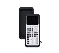 Case for Texas Instruments TI-84 Plus CE Color Graphing Calculator, FJIASTB Kids-Friendly Soft Silicone Protective Cover, Shockproof (Black)