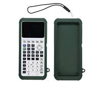 Case for Texas Instruments TI-84 Plus CE Graphing Calculator,WUNIAK Soft Silicone Protective Portable Cover with Lanyard,Anti-Scratch Shock Resistant Shell for TI-84 Plus CE/CE-T/CE-Python,Dark Green