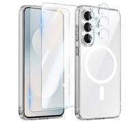 Case for the Galaxy S25 FE with 2 Glass Screen Protectors/2 Camera Protectors