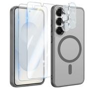 Case for the Galaxy S25 with 2 Glass Screen Protectors/2 Camera Protectors
