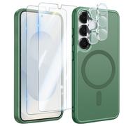 Case for the Galaxy S25 with 2 Glass Screen Protectors/2 Camera Protectors