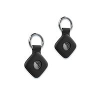 Case for Tile by Life360 Mate (2024) Bluetooth Tracker, Soft Silicone Protective Portable Scratch Shock Resistant Skin Friendly,2 Black.