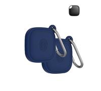 Case for Tile by Life360 Mate Bluetooth Tracker, Soft Silicone Protective Portable Scratch Shock Resistant，2 Pack Blue.