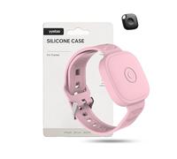 Case for Tile by Life360 Mate Key Finder, yystao Protective Silicone Watch band Compatible with Tile by Life 360 mate Tag, Durable and Anti-Lost Design (Pink)