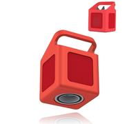 Case for Tonies Toniebox 1 Bluetooth Speaker, yystao Silicone Protective Case Cover Compatible with Toniebox 1 Wireless Musical Storybox, Shockproof, Dustproof, Durable, Red