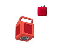 Case for Tonies Toniebox 1 Ultra-Portable Bluetooth Speaker,daunke Soft Silicone Protective Cover,Full Protection,Red