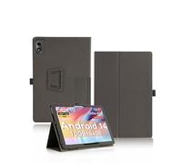 Case for TUOHAITIME Tablet C30-JZB 10 Inch, yystao PU Leather Protective Case Compatible with TUOHAITIME C30-JZB Tablet 2025 - Hand Strap, Skin Textured Full Wrap Design, Black