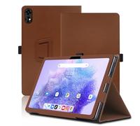 Case for UMIDIGI Active T1, 11 inch, UMIDIGI Active T1 Tablet Case, Folding Stand Protective Cover with Pencil Holder and Wrist Strap, Full Protection. (Brown)