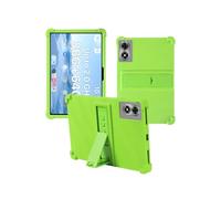 Case for UMIDIGI G1 Tab 2025 10.1inch Tablet，WUNIAK Shock Proof Lightweight Stand Rubber Shell Protective Cover,Kids Friendly Soft Silicone Adjustable Stand Cover,Green