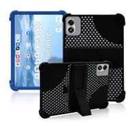Case for UMIDIGI G1 Tab Tablet 10.1inch,NOUKAJU Tablet Protection Case(with Pen),Adjustable Bracket,Soft Silicone,Silicone Protection Cover for UMIDIGI G1 Tab(Black)