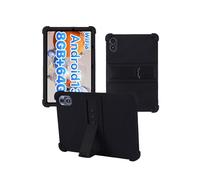 Case for UMIDIGI G2 Tab Tablet Android 13 Tablet 10.1 inch，WUNIAK Shock Proof Lightweight Stand Rubber Shell Protective Cover,Kids Friendly Soft Silicone Adjustable Stand Cover,Black
