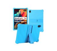 Case for Urao 10.1" Android Tablet，Shock Proof Lightweight Stand Rubber Shell Protective Cover,Kids Friendly Soft Silicone Adjustable Stand Cover for Urao C107 2024,LIGHTBLUE