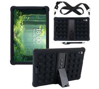 Case for Urao C107 10.1 inch Tablet with Shoulder Strap, Stylus Multi-Angle Portable Case for C107 Tablet (Black)