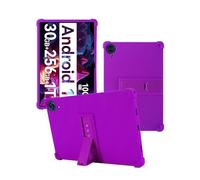 Case for Urao G140L Tablet 14 inch Android 15 Tablet,WUNIAK Shock Proof Lightweight Stand Rubber Shell Protective Cover,Kids Friendly Soft Silicone Adjustable Stand Cover,Purple