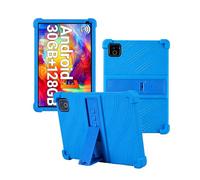 Case for Urao X109 Tablet 2026 10 Inch,WUNIAK Shock Proof Lightweight Stand Rubber Shell Protective Cover,Kids Friendly Soft Silicone Adjustable Stand Cover,Deepblue