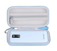 Case for VEGER for FOCHEW for Charmast for VRURC Portable Charger with Built in Cables and Wall Plug 10000mAh Portable Power Bank - Travel Protective Carrying Storage Bag (Blue)