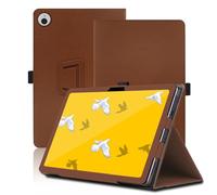 Case for Wacom MovinkPad 11 11.45 inch, Wacom MovinkPad 11 Tablet Case, Folding Stand Protective Cover with Pencil Holder and Wrist Strap, Full Protection. (Brown)