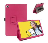 Case for Wacom MovinkPad 11 11-Inch Tablet,Shockproof PU Leather Cover with Hand Strap, Two-Fold Stand,Compatible with MovinkPad 11 11" Android Tablet (Rose Red)