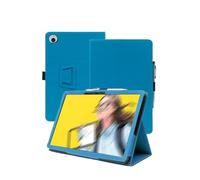 Case for Wacom MovinkPad 11 Android Tablet 11"，WUNIAK Premium Leather Business Folio Stand Cover for Wacom MovinkPad 11 Tablet with Hand Strap,Light Blue