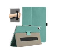 Case for Wacom MovinkPad 11 Tablet 11 Inch, FJIASTB PU Leather Folding Cover with Pen Holder and Wrist Strap, Business Travel Portable (Green)