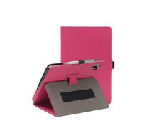 Case for Wacom MovinkPad 11 Tablet 11 Inch, FJIASTB PU Leather Folding Cover with Pen Holder and Wrist Strap, Business Travel Portable (Rose Red)