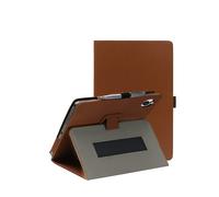 Case for Wacom MovinkPad 11 Tablet 11 Inch, FJIASTB PU Leather Folding Cover with Pen Holder and Wrist Strap, Business Travel Portable (Brown)