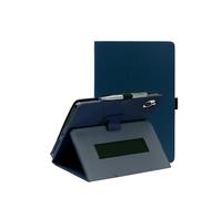 Case for Wacom MovinkPad 11 Tablet 11 Inch, FJIASTB PU Leather Folding Cover with Pen Holder and Wrist Strap, Business Travel Portable (Dark Blue)