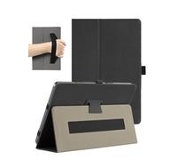 Case for Wacom MovinkPad Pro 14 Inch Android Mobile Drawing Tablet, FJIASTB PU Leather Folding Cover with Pen Holder and Wrist Strap, Business Travel Portable (Black)