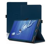 Case for Wacom MovinkPad Pro 14 Tablet, Full Coverage Ultra Slim PU Leather Cover Case Full Protection Folding Stand Cover with Hand Strap Magnet,Dark Blue