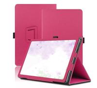 Case for Wacom MovinkPad Pro EVA Edition 14 inch, Wacom MovinkPad Pro 14 Tablet Case, Folding Stand Protective Cover with Pencil Holder and Wrist Strap, Full Protection. (Red)
