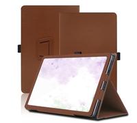 Case for Wacom MovinkPad Pro EVA Edition 14 inch, Wacom MovinkPad Pro 14 Tablet Case, Folding Stand Protective Cover with Pencil Holder and Wrist Strap, Full Protection. (Brown)