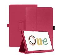 Case for Wacom One 14,NOUKAJU Tablet Protection Cover,Folding Stand with Pencil Holder and Wrist Strap,Drop-Resistant,Protection Case for Wacom One 14 Drawing Tablet 14inch(Red)