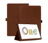 Case for Wacom One 14,NOUKAJU Tablet Protection Cover,Folding Stand with Pencil Holder and Wrist Strap,Drop-Resistant,Protection Case for Wacom One 14 Drawing Tablet 14inch(Brown)