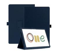 Case for Wacom One 14,NOUKAJU Tablet Protection Cover,Folding Stand with Pencil Holder and Wrist Strap,Drop-Resistant,Protection Case for Wacom One 14 Drawing Tablet 14inch(Dark-Blue)