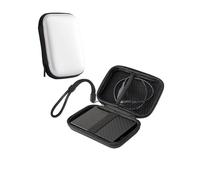 Case for WD 5TB My Passport Portable External Storage - 2.5 Inch Shockproof EVA Hard Drive Carrying Cover Bag,toergy Compatible with 1TB/2TB/4TB/6TB HDD, White Travel Case