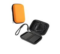 Case for WD 5TB My Passport Portable External Storage - 2.5 Inch Shockproof EVA Hard Drive Carrying Cover Bag,toergy Compatible with 1TB/2TB/4TB/6TB HDD, Orange Travel Case