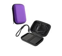 Case for WD 5TB My Passport Portable External Storage - 2.5 Inch Shockproof EVA Hard Drive Carrying Cover Bag,toergy Compatible with 1TB/2TB/4TB/6TB HDD, Purple Travel Case