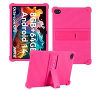 Case for Whitedeer C10-WT Tablet 10.1 inch, Silicone Stand Cover for ZANDIZ C10/Lville LVEC10/HiGrace C10/Freeski C10/FYMLCPFY C10A/Jeazans Jzpad-X11 Tablet (Rose)