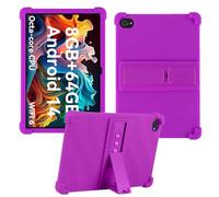 Case for Whitedeer C10-WT Tablet 10.1 inch, Silicone Stand Cover for ZANDIZ C10/Lville LVEC10/HiGrace C10/Freeski C10/FYMLCPFY C10A/Jeazans Jzpad-X11 Tablet (Purple)