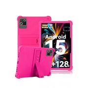 Case for Whitedeer G13 10 Inch,daunke Soft Silicone Cover,with Folding Stand,Lightweight Shockproof,Anti-Scratch,All-Around Protection,Rose red