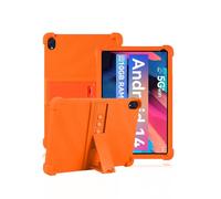Case for Whitedeer WHEC107BK 10 Inch Tablet,daunke Soft Silicone Cover,with Folding Stand,Lightweight Shockproof,Anti-Scratch,All-Around Protection,orange