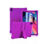 Case for Whitedeer WHEC107BK 10 Inch Tablet,daunke Soft Silicone Cover,with Folding Stand,Lightweight Shockproof,Anti-Scratch,All-Around Protection,Purple