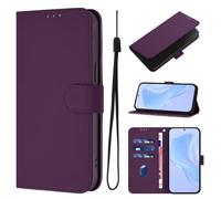 Case for Wiko T20, Candy Design Flip Folio Shockproof PU Leather Notebook Wallet Phone Cases with Kickstand Card Slot Magnetic Protective Cover for Wiko T20 Purple-2
